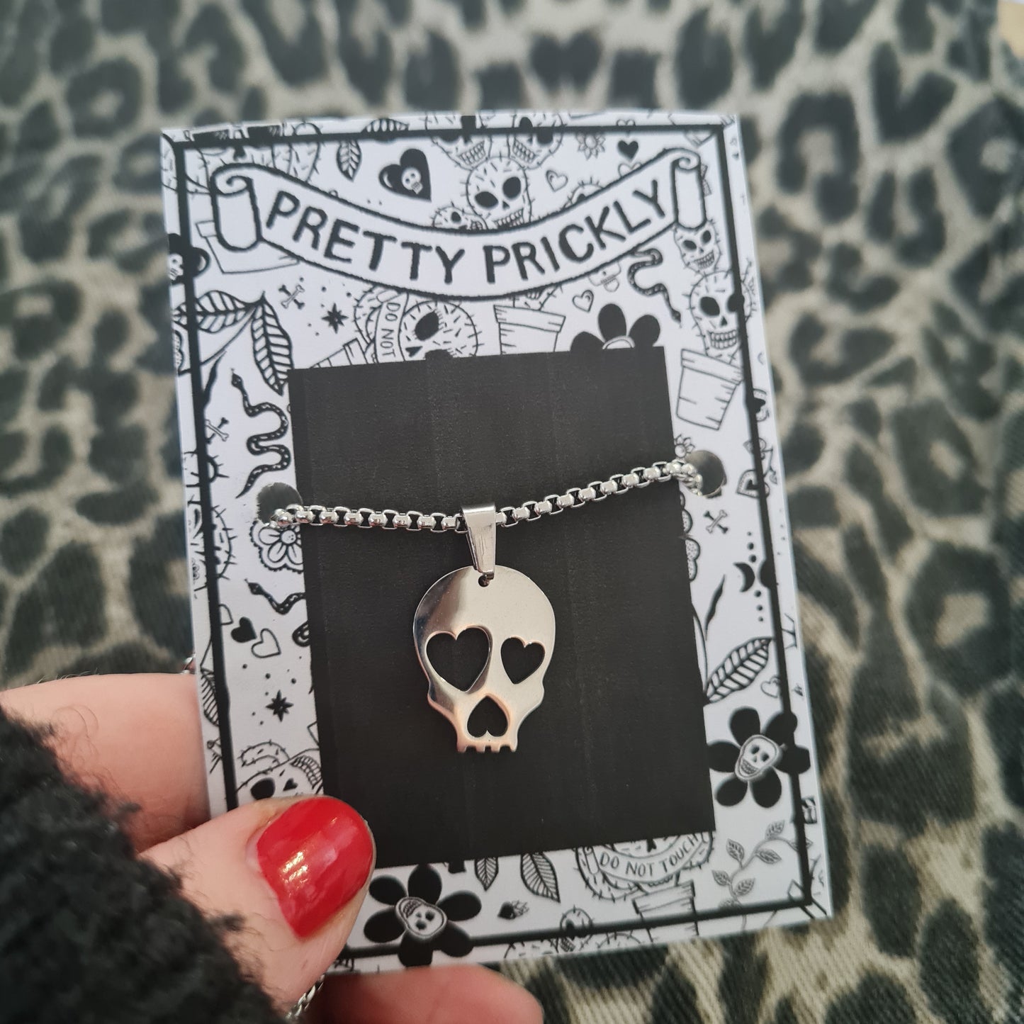 Heart Skull pendant