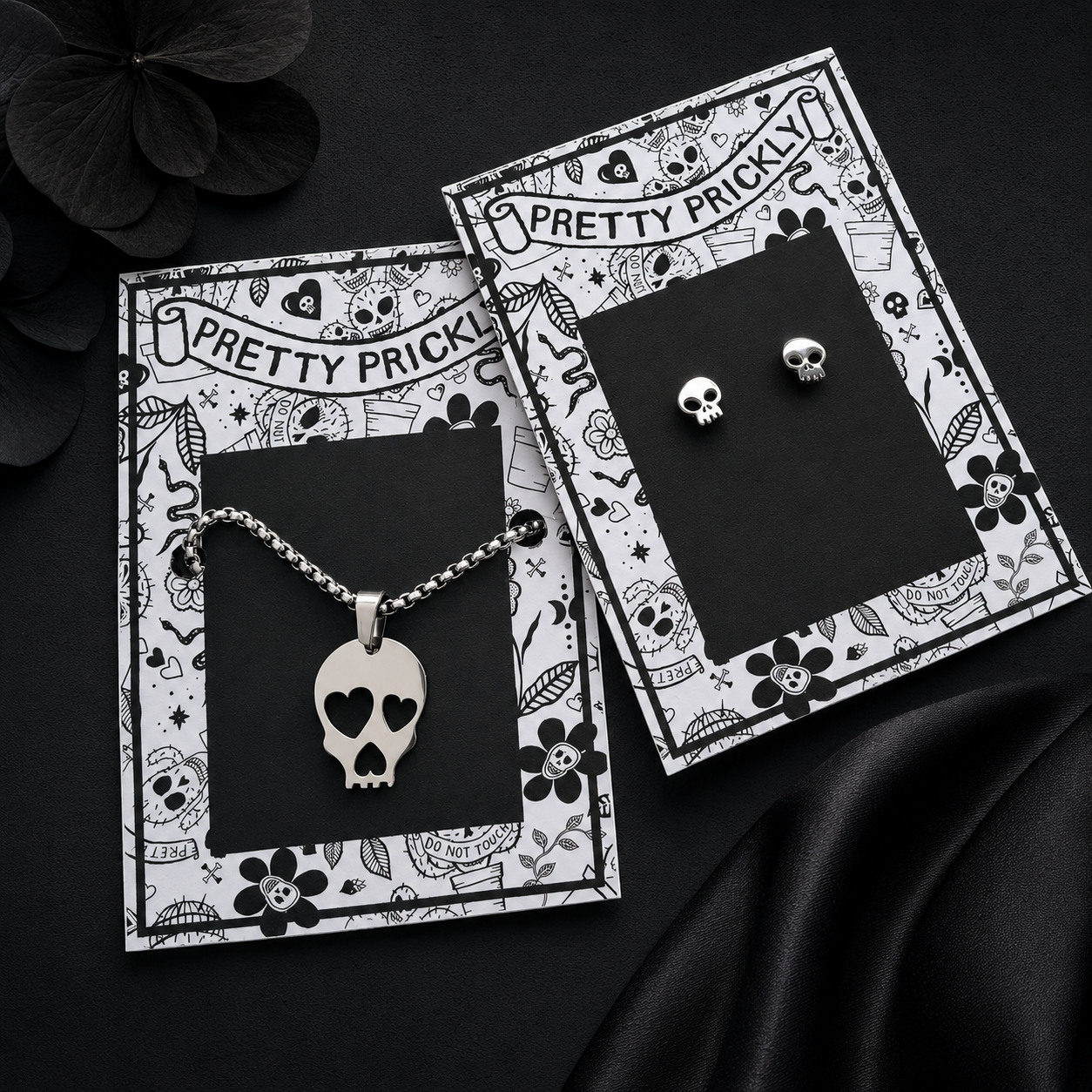 Steel Skull Studs