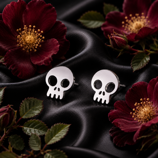 Steel Skull Studs