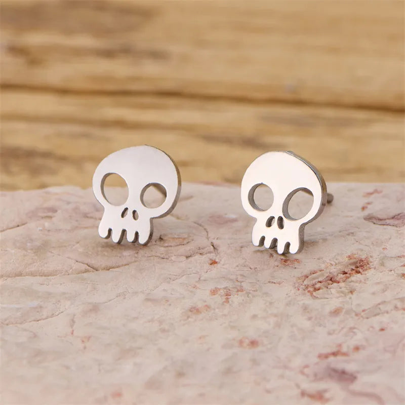 Steel Skull Studs