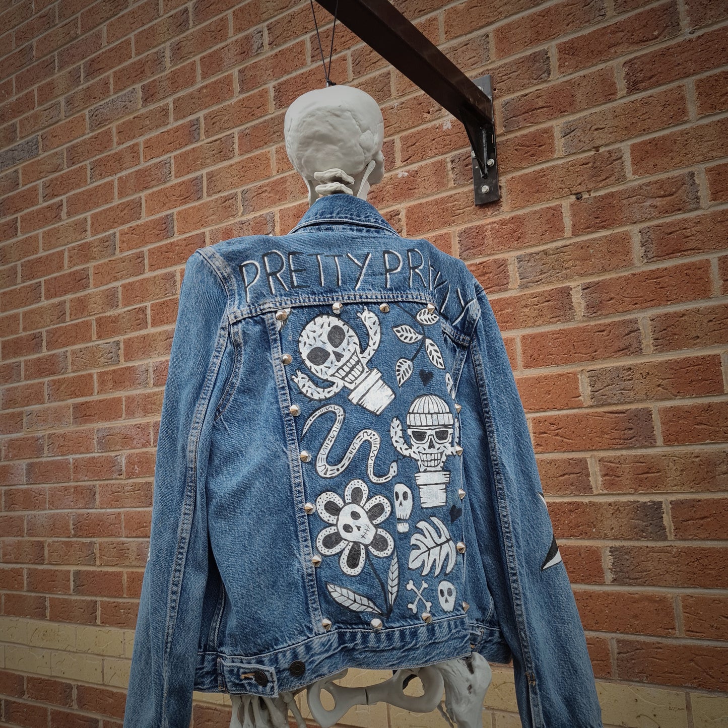 Custom hand painted Levi's Denim Jacket
