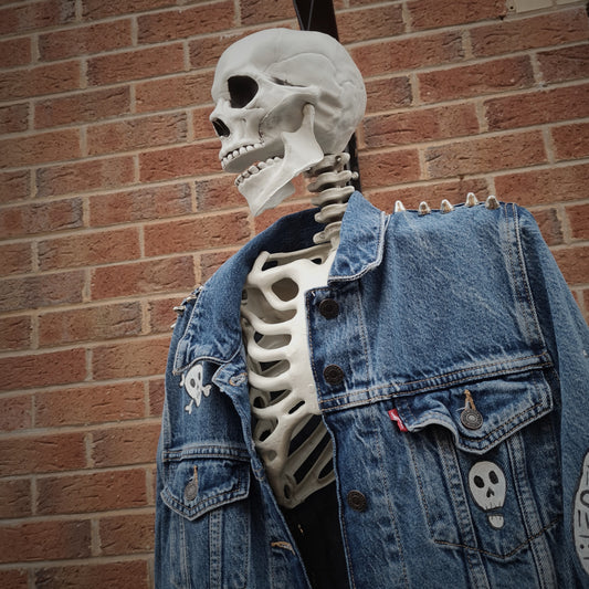 Custom hand painted Levi's Denim Jacket