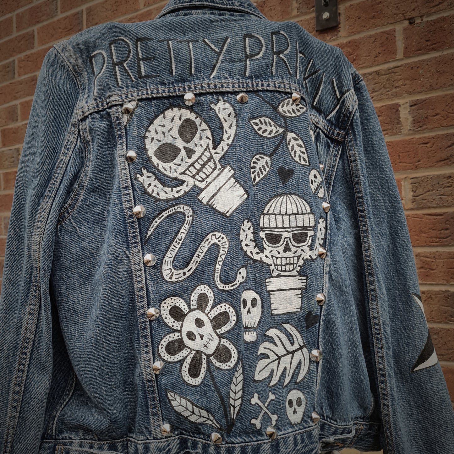 Custom hand painted Levi's Denim Jacket