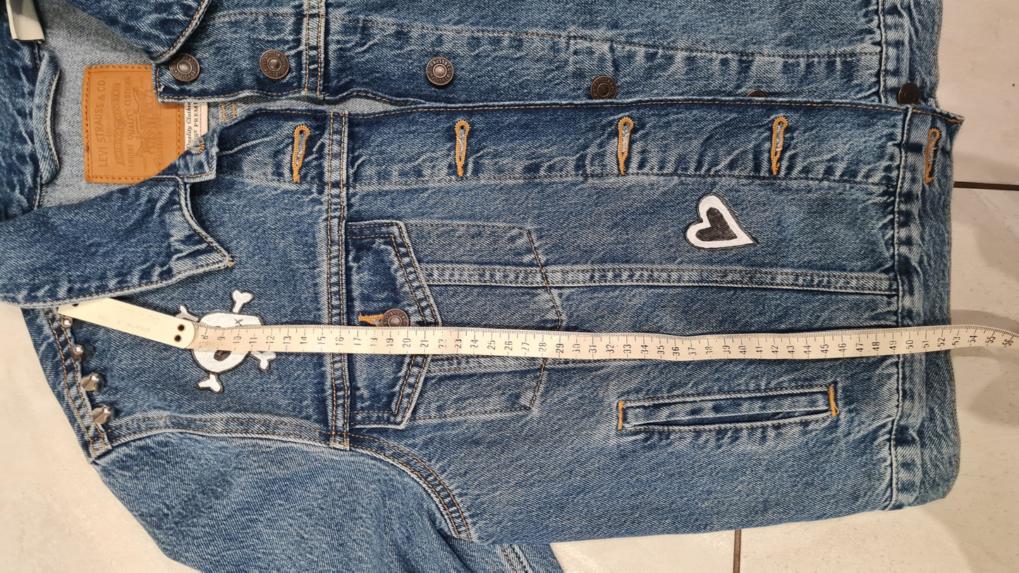 Custom hand painted Levi's Denim Jacket