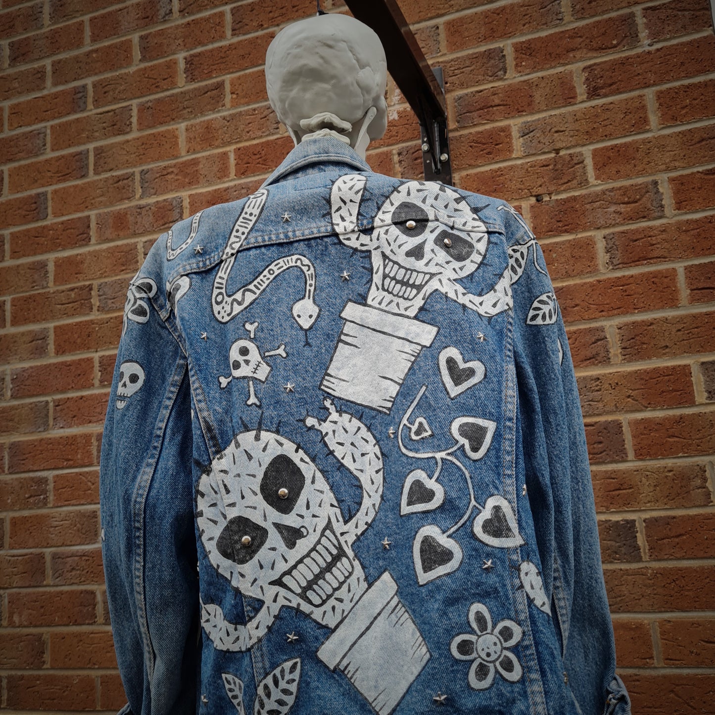 Custom Painted Denim Jacket