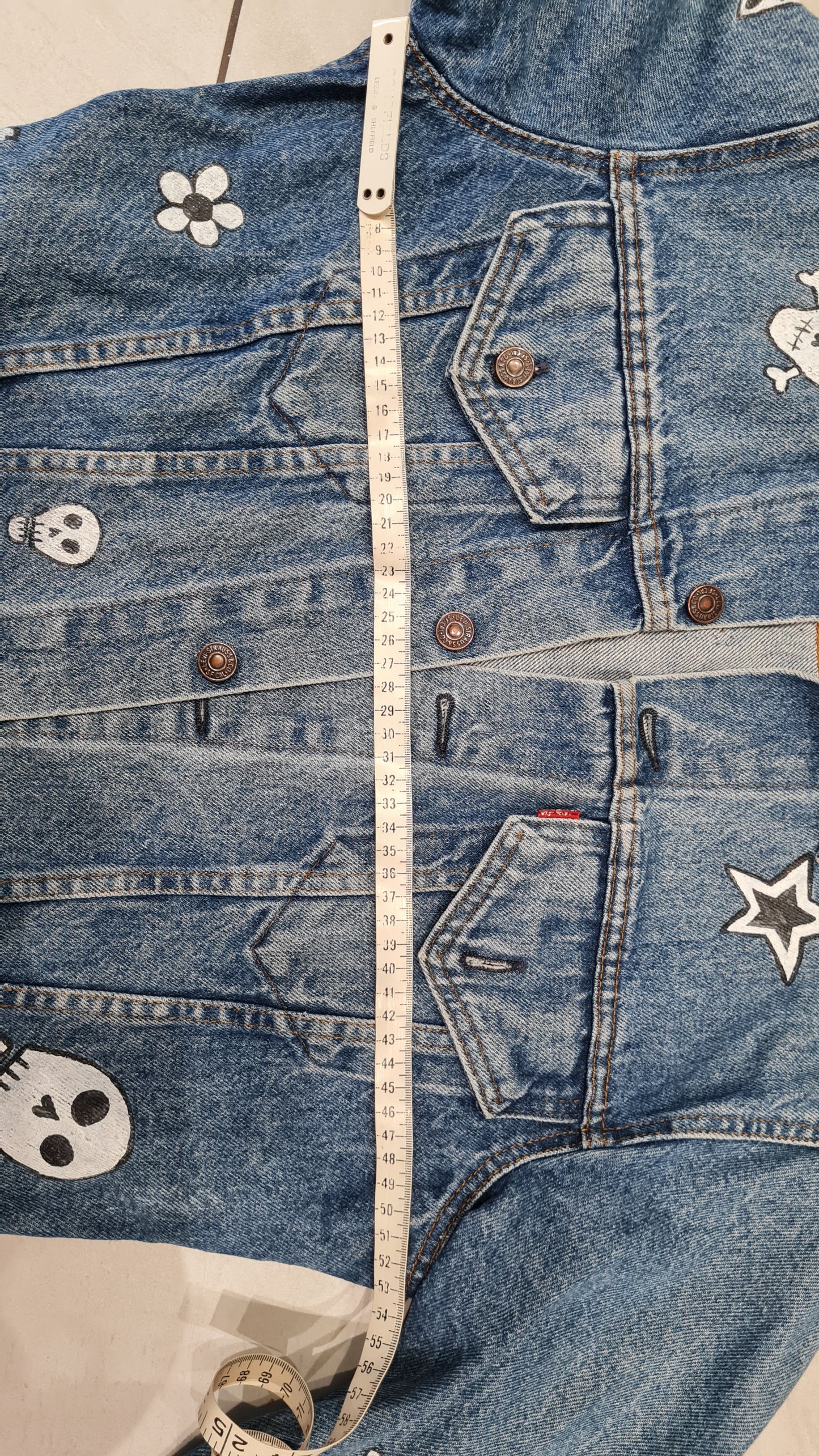 Custom Painted Denim Jacket