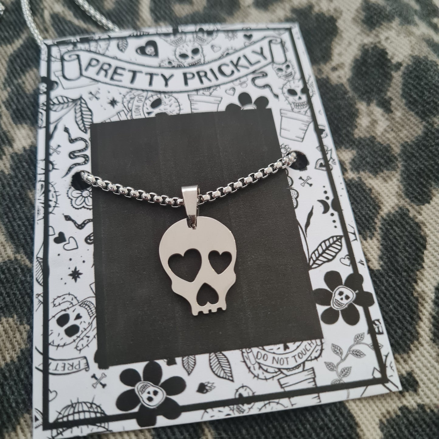 Heart Skull pendant
