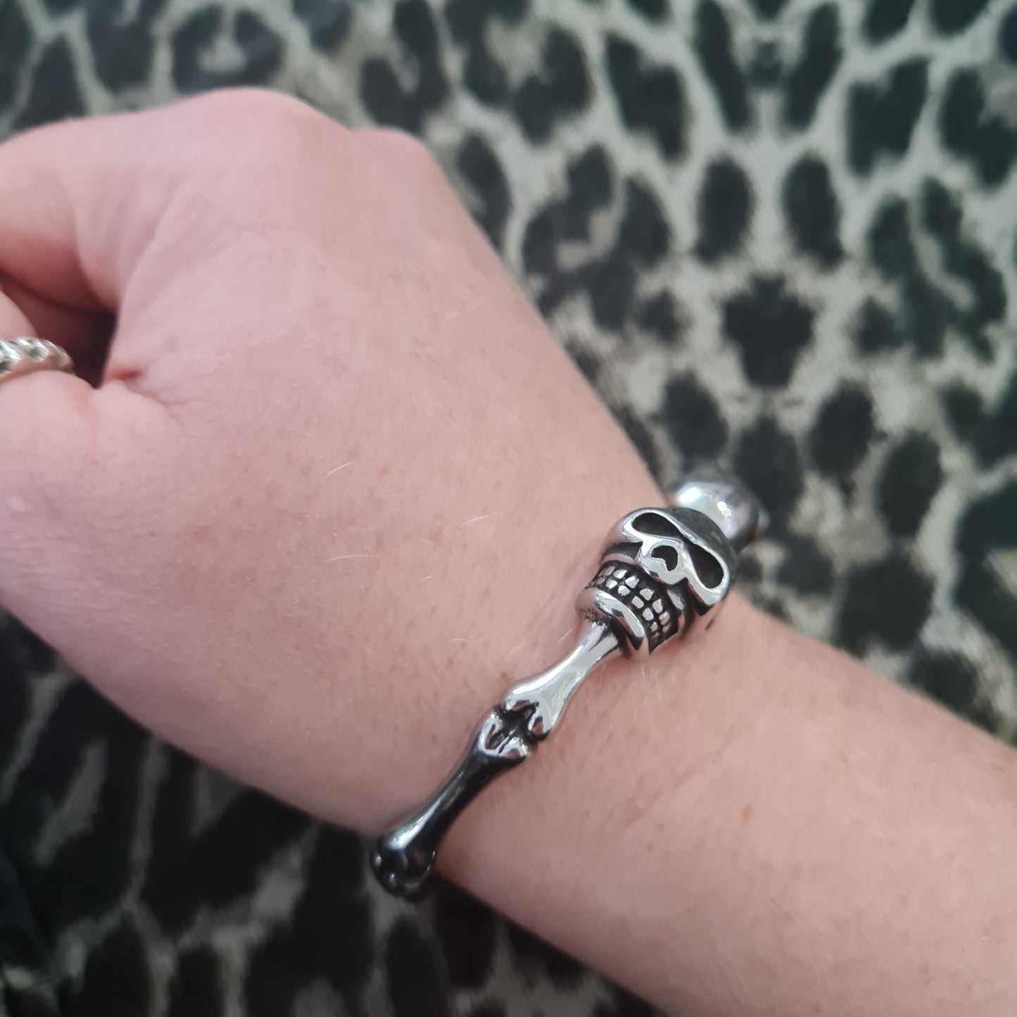 Chunky Punk Skull bangle