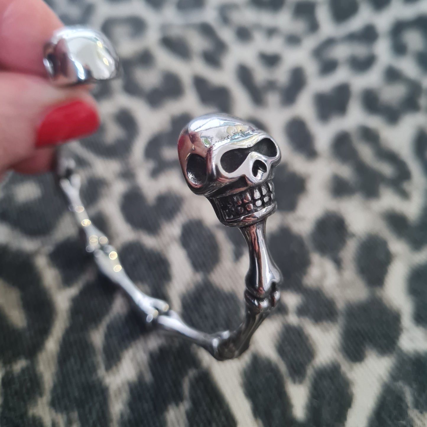 Chunky Punk Skull bangle