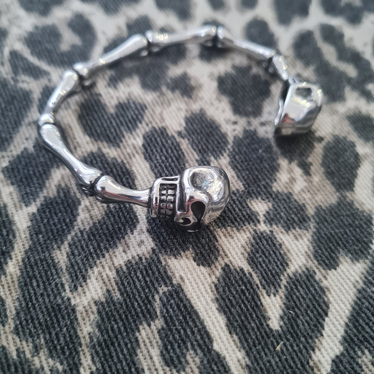 Chunky Punk Skull bangle
