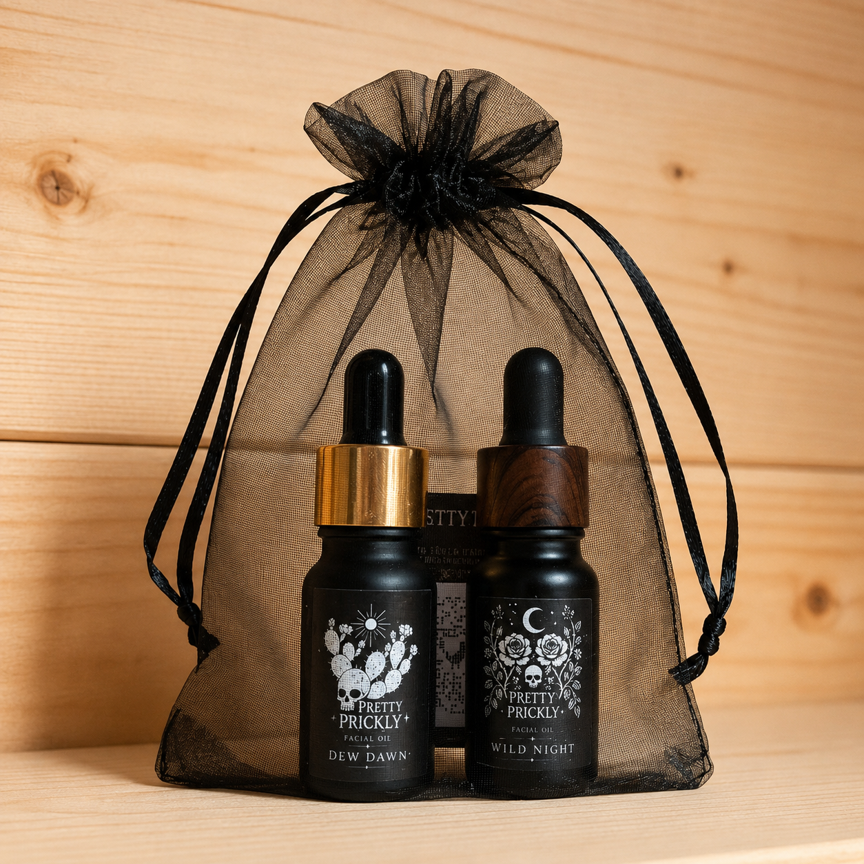 Facial oil tester duo