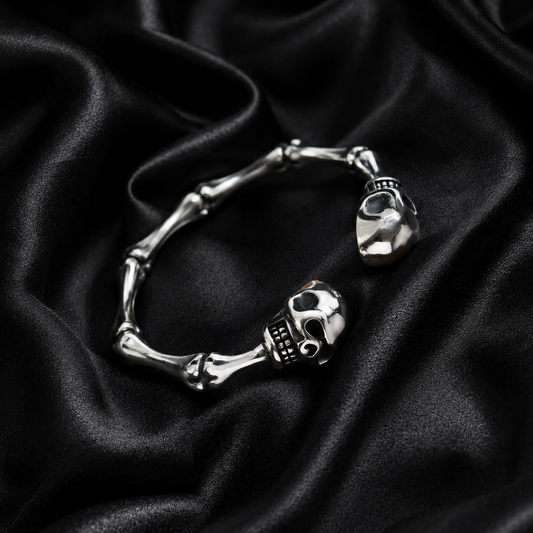 Chunky Punk Skull bangle