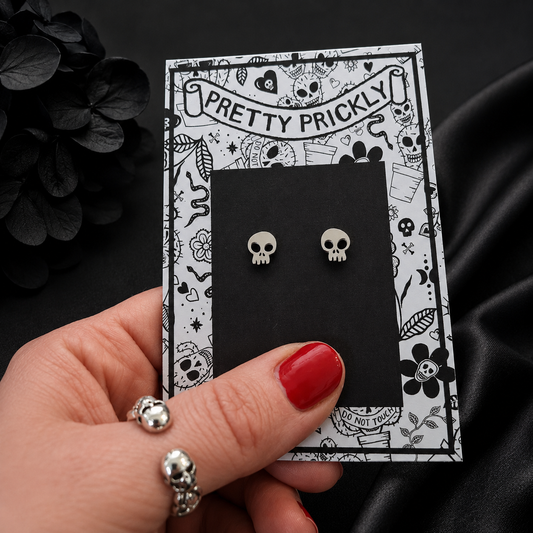 Steel Skull Studs