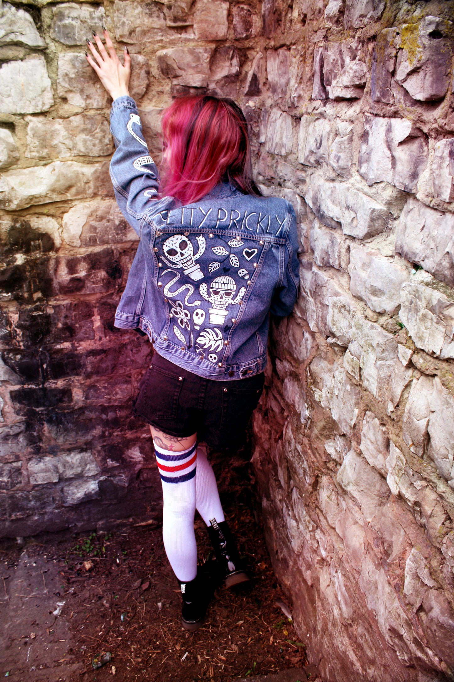 Custom hand painted Levi's Denim Jacket