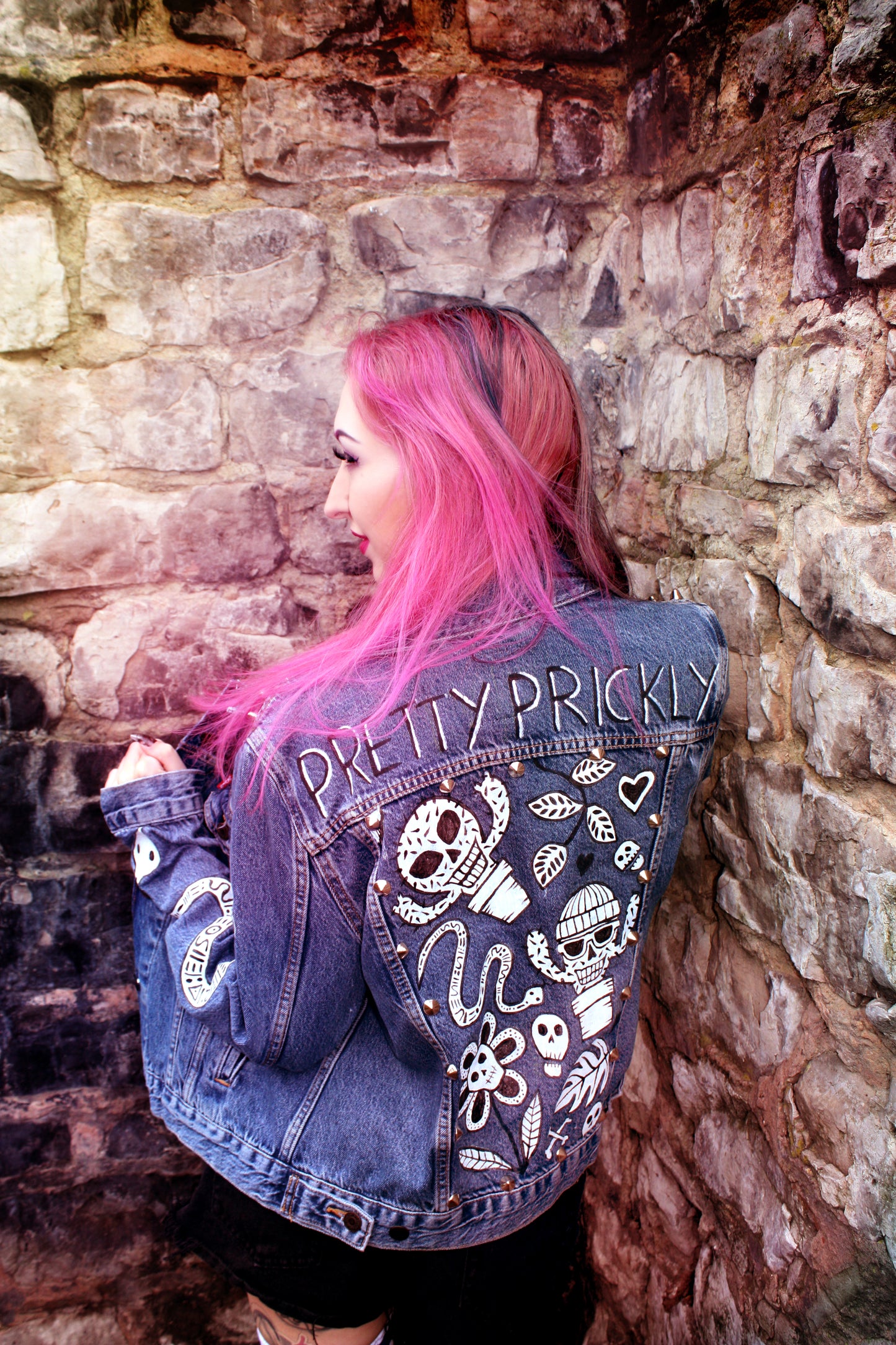 Custom hand painted Levi's Denim Jacket