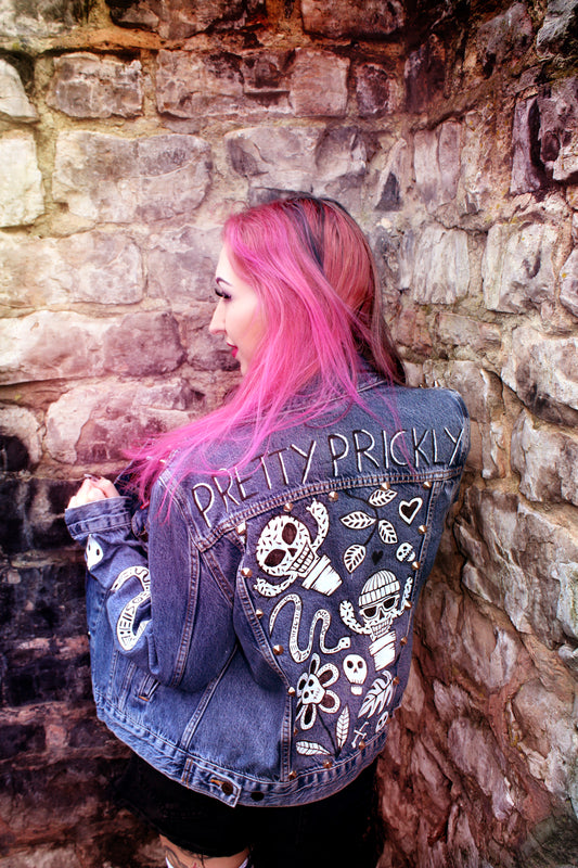 Custom hand painted Levi's Denim Jacket