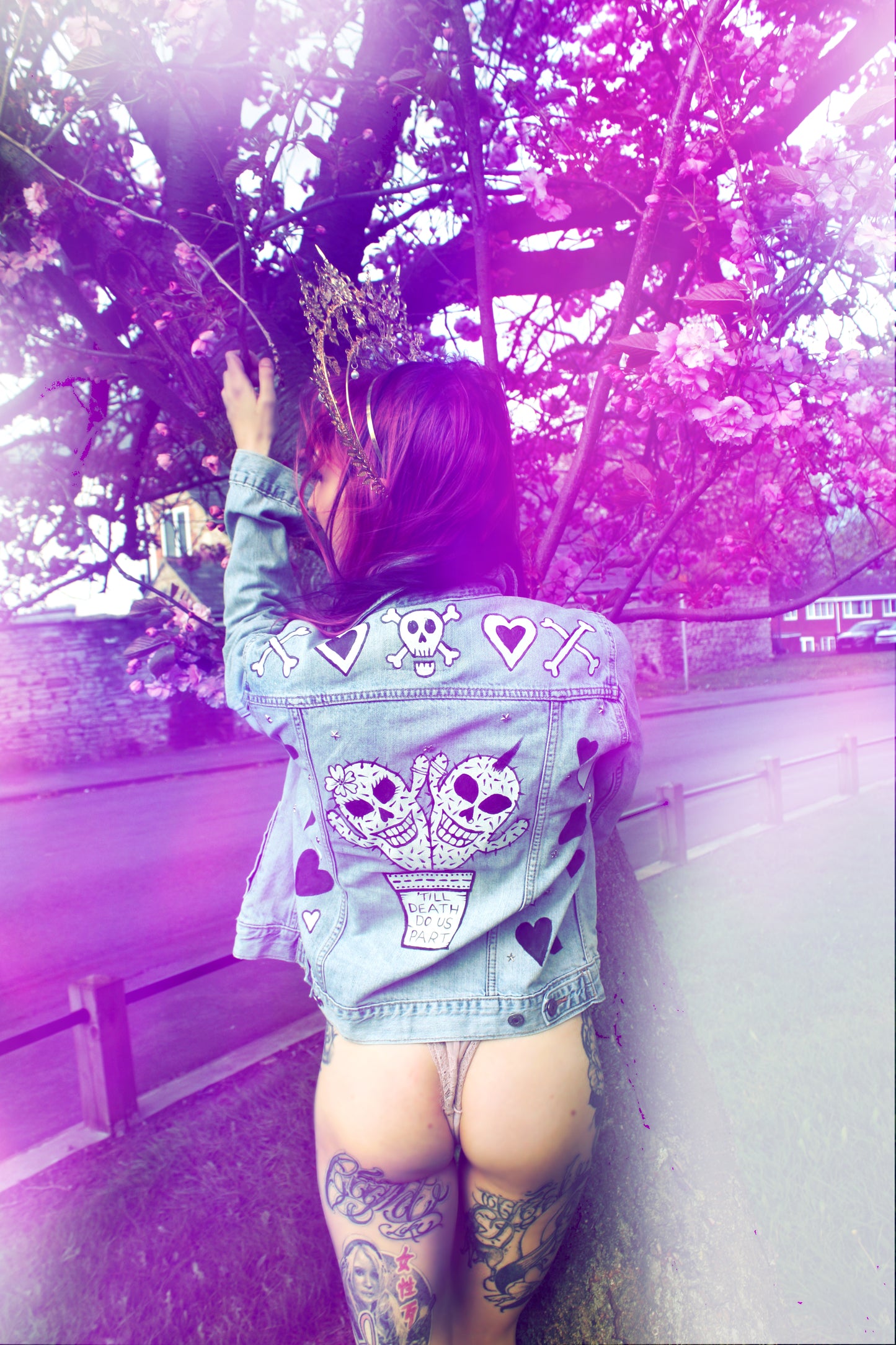 'Till death do us part Denim jacket