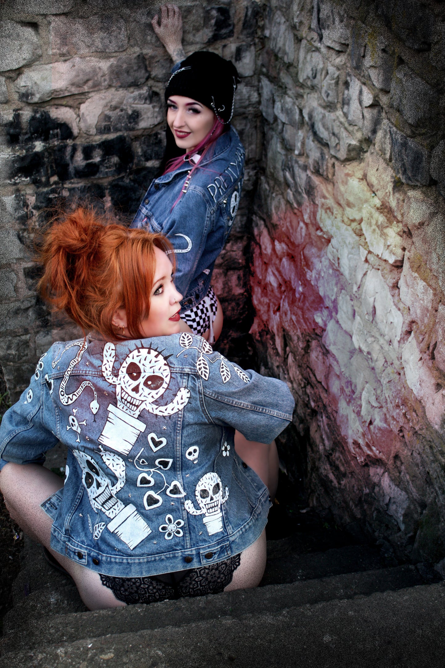 Custom Painted Denim Jacket