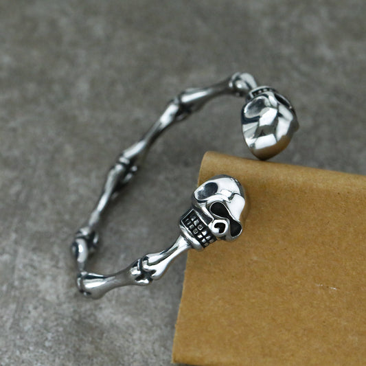 Chunky Punk Skull bangle