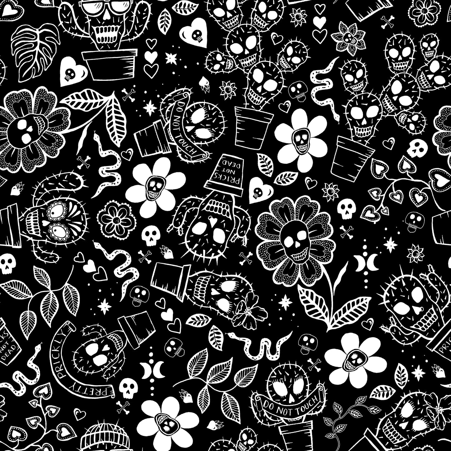 Drawstring Makeup bag - Black