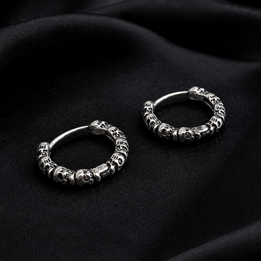 Skull link hoops