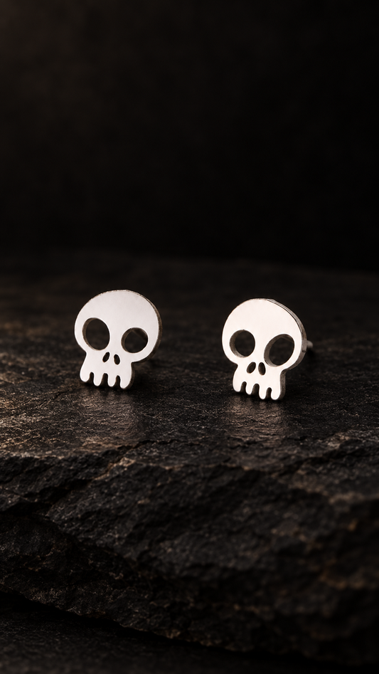 Steel Skull Studs
